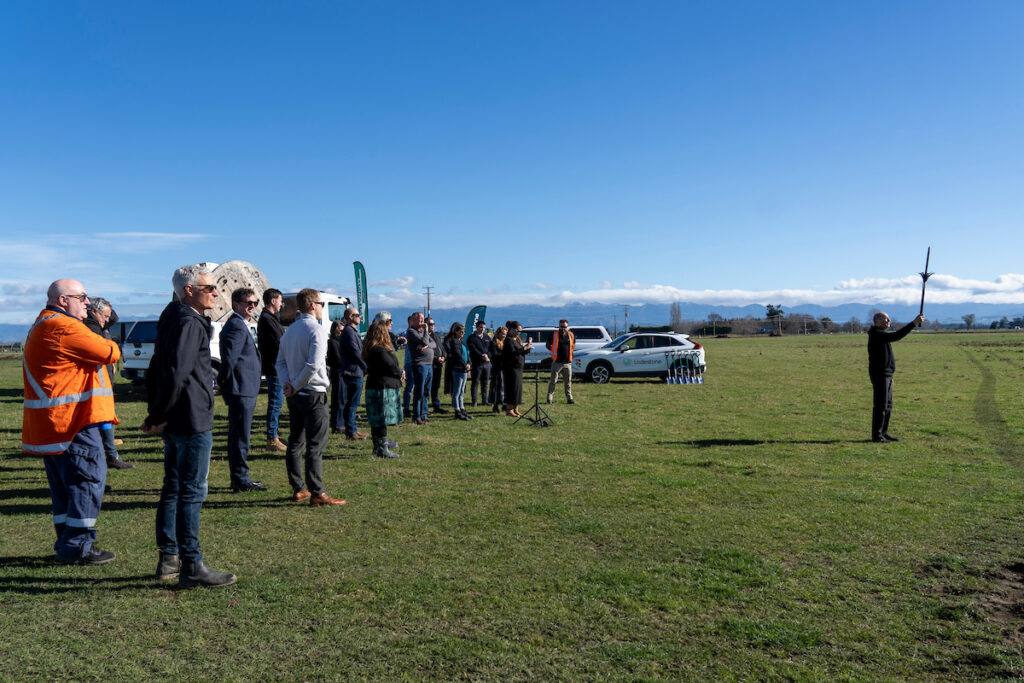 Iwi bless the whenua at Central Hawke's Bay Solar Farm