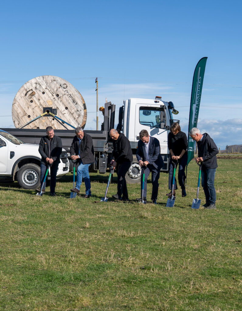 Project partners and iwi break ground at the Centralines and Lodestone's Central Hawke's Bay Solar Farm